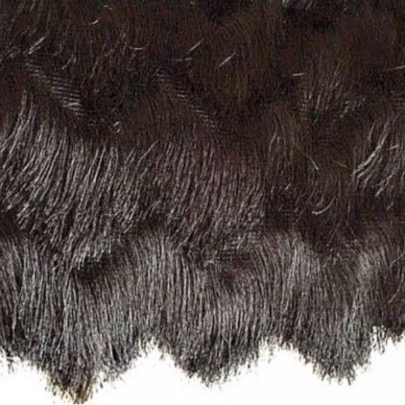 Max Studio Fringe skirt women’s large - Picture 5 of 5